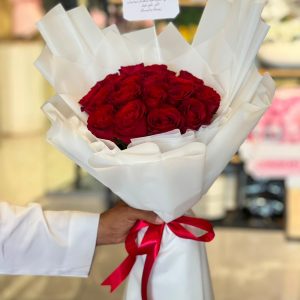 باقة الجوري الأحمر